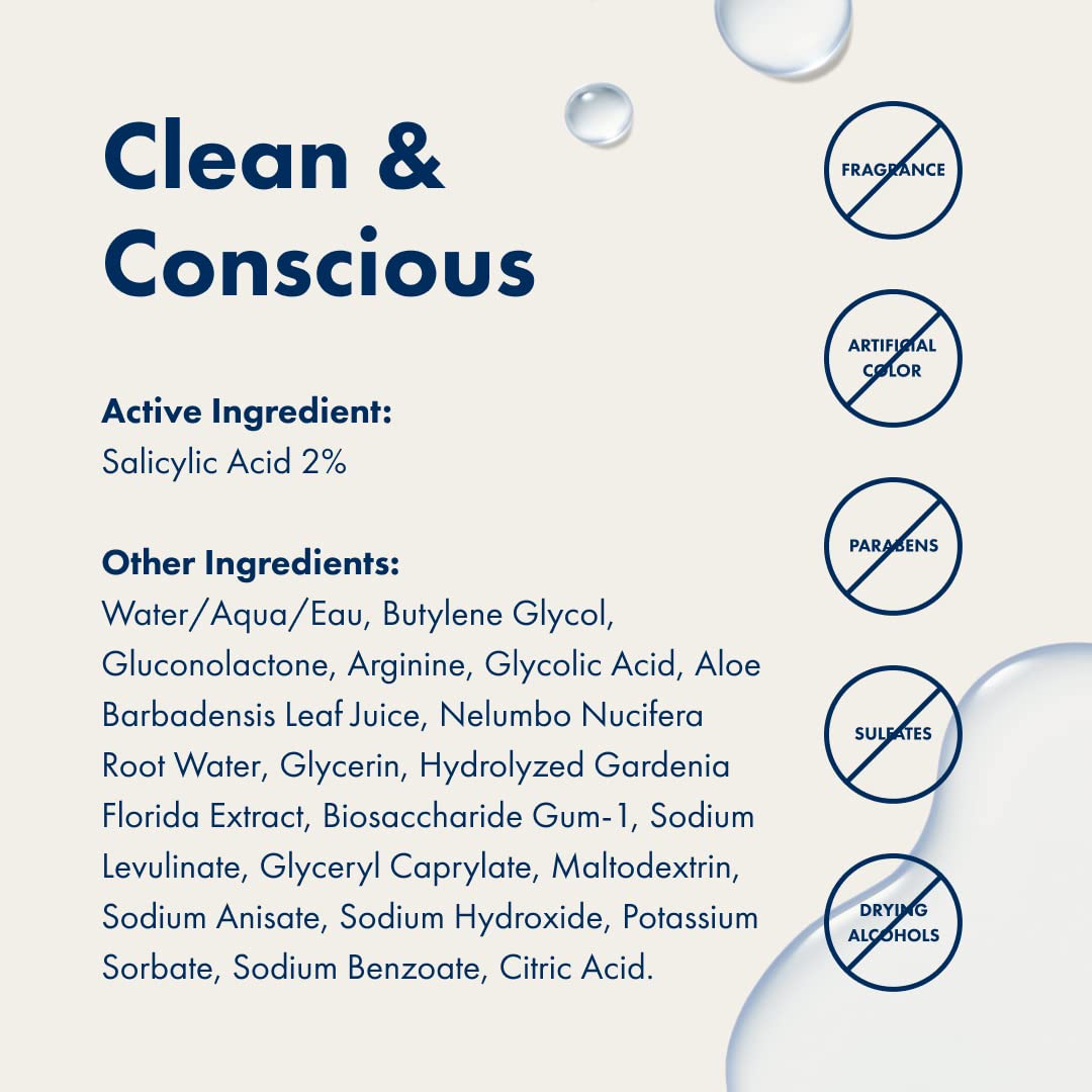 Hero Cosmetics Pore Release Blackhead Clearing Solution, Exfoliating 2% Salicylic Acid Toner Featuring AHA and PHA, Blackhead Remover Toner, 100 ml