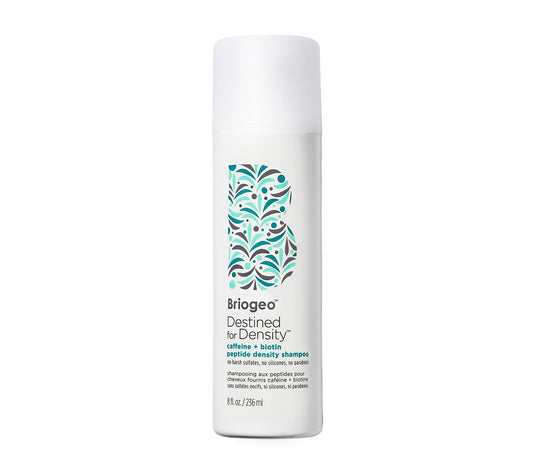 Briogeo Destined for Density Caffeine + Biotin Peptide Shampoo 8 fl oz | Boosts Thickness & Volume for Fine or Thinning Hair | Vegan & Cruelty-Free