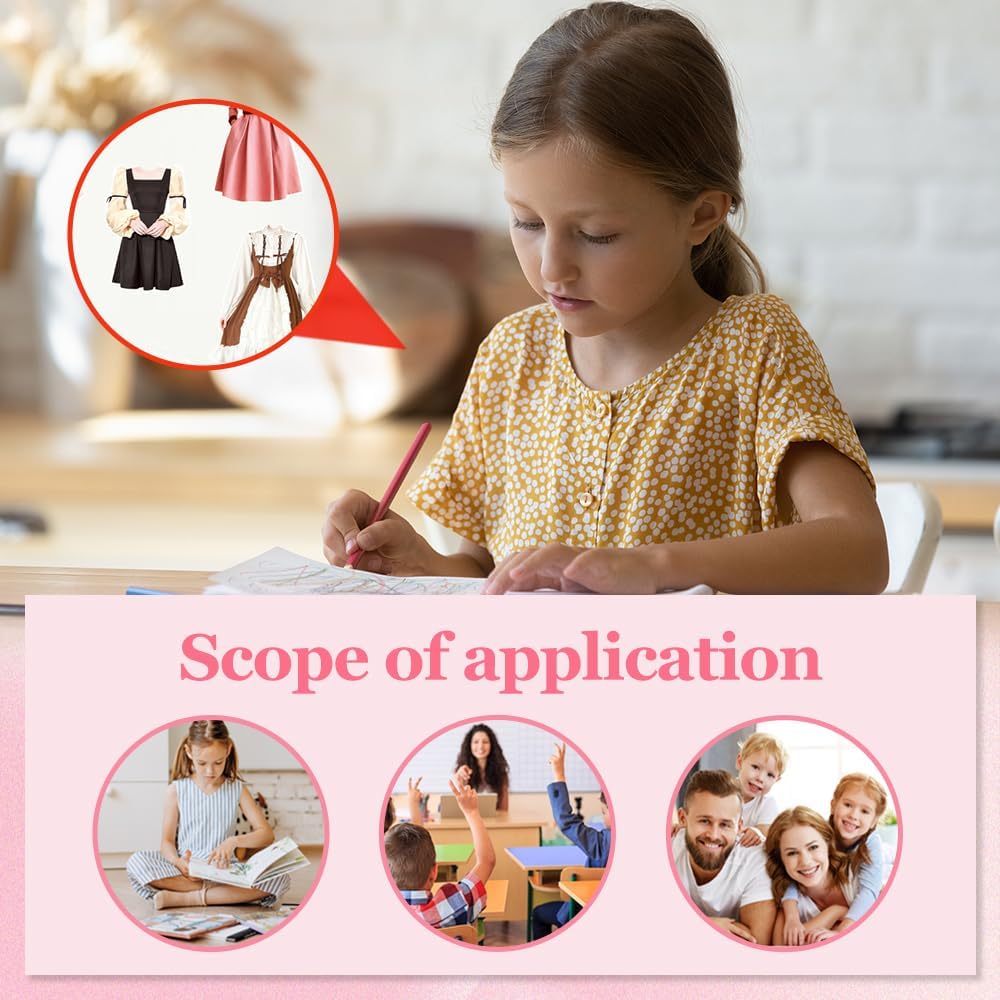 Yilia Magnetic Princess Dress Up Paper Dolls for Girls 4-7, 2025 Pretend Play Toy Set with Magnet Clothes, Birthday Gift