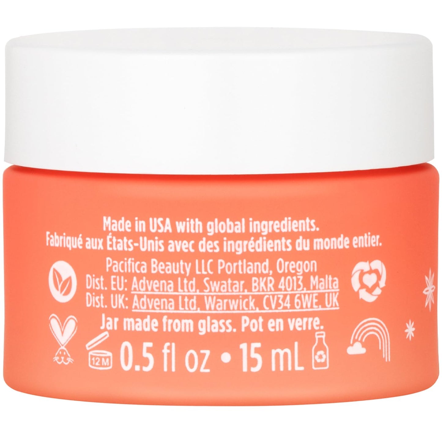 Pacifica Glow Baby Vitamin C Eye Cream – Brighten Dark Circles & Puffiness, Caffeine Infused, Fragrance-Free, Clean Vegan, 0.5 oz