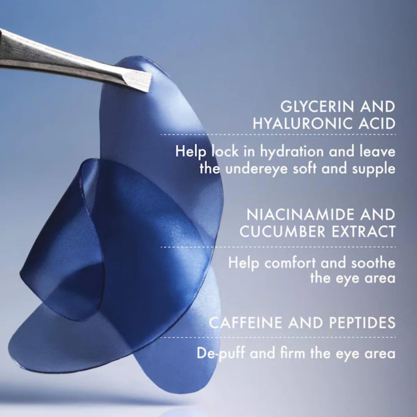 Summer Fridays Jet Lag Under Eye Patches, 6 Pairs – Hydrating & Depuffing Hydrogel Masks with Caffeine & Peptides for Bright Eyes