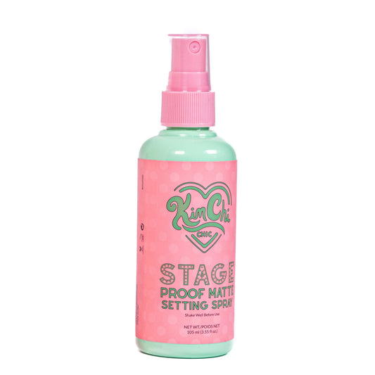 KimChi Chic Beauty Stage Proof Matte Setting Spray, Makeup Finishing Mist and Fixative for All Skin Types, 3.55 fl oz