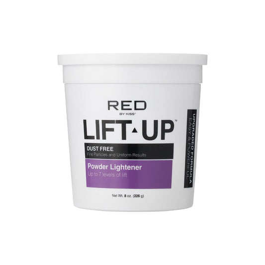 Red by Kiss Lift Up Hair Bleach Powder Lightener | Fine Particles for Easy Mixing | Fast Lift to Levels 7–13 | Infused with Collagen & Glucose