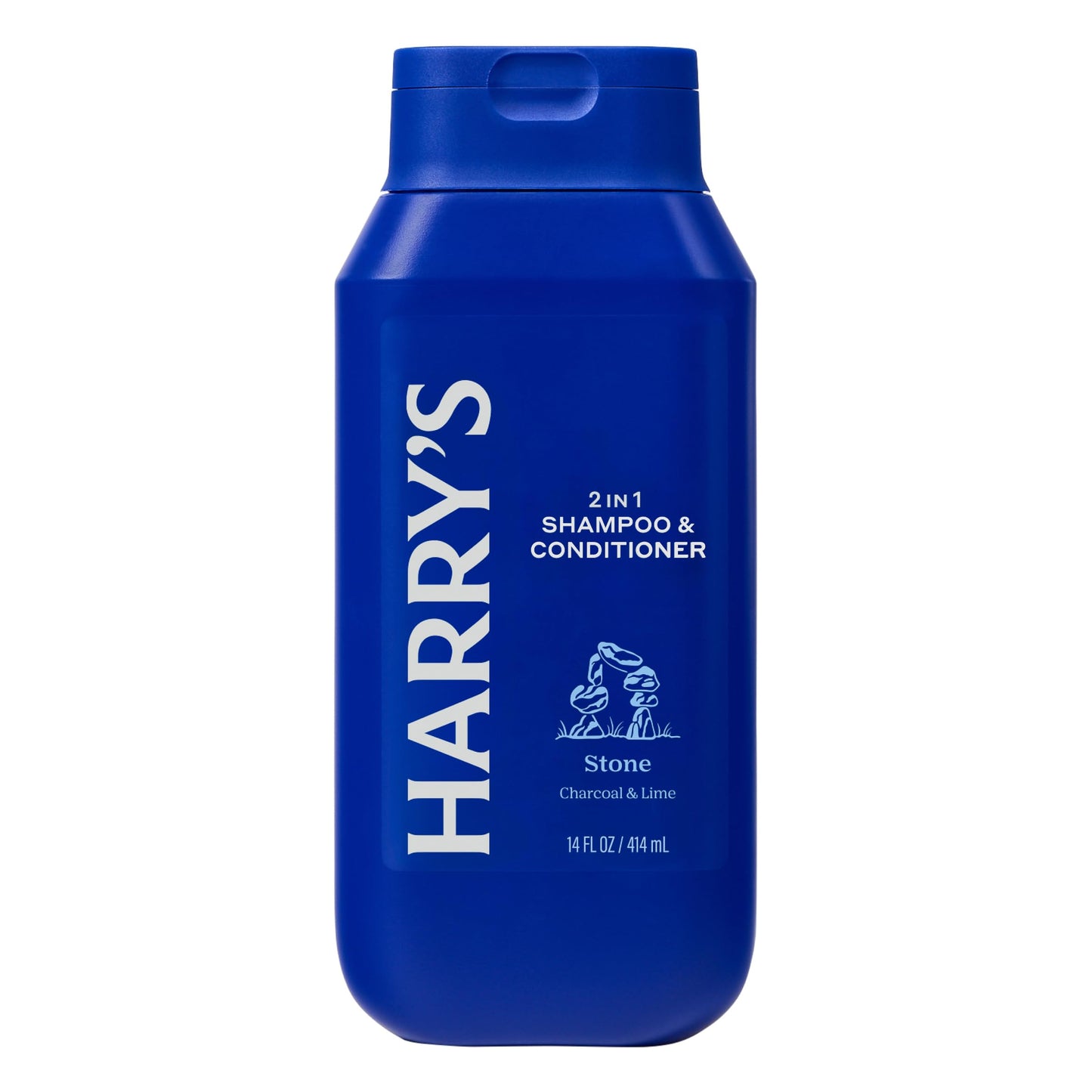 Harry's Men's 2 in 1 Shampoo and Conditioner for All Hair Types - New Stone Scent - (3 Pack) 14 fl oz - No Parabens or Sulfates