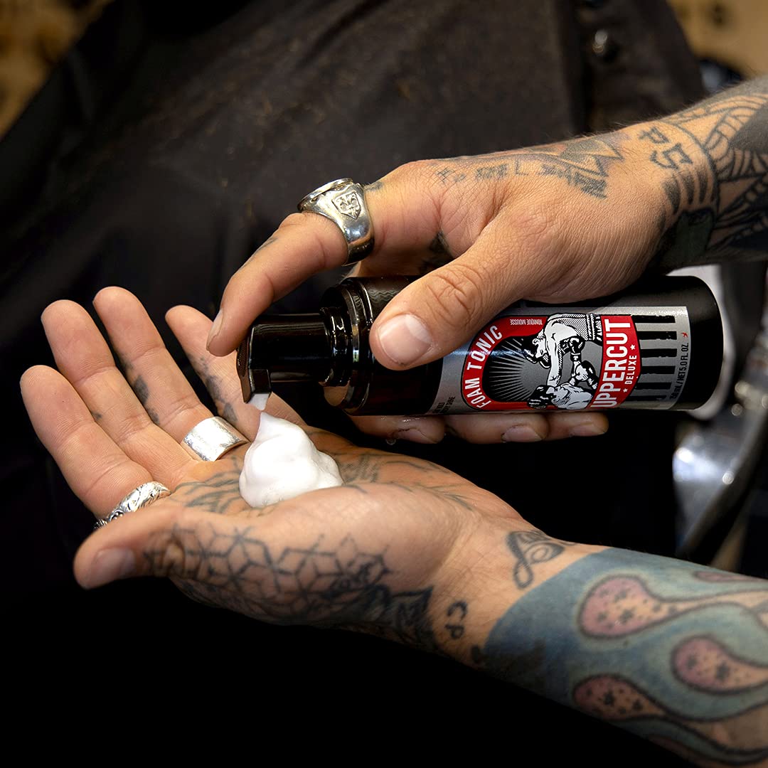 UPPERCUT DELUXE Styling Foam Tonic, Light Hold, Low Shine, 5 fl. oz.
