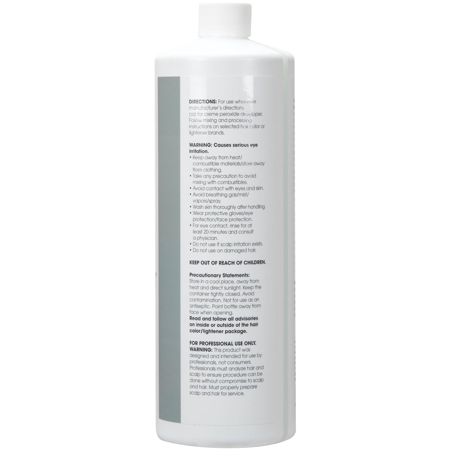 ForPro Expert 20 Volume Crème Developer for Hair Lightening, Gray Coverage & Color Deposit with Standard Lift, 32 Fl Oz
