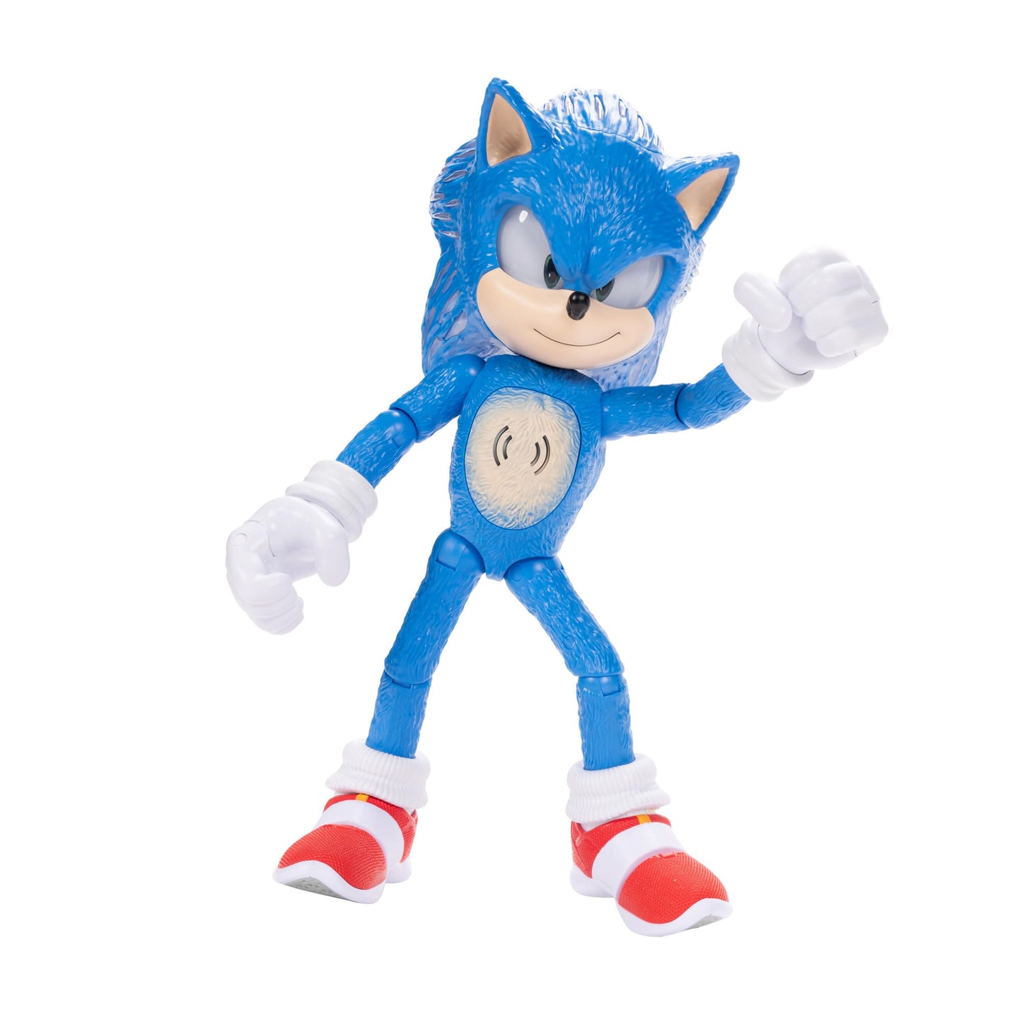 Sonic The Hedgehog 3 Ultimate 12" Talking Figure – 30+ Movie Phrases & Sounds, Light-Up Eyes & Quills