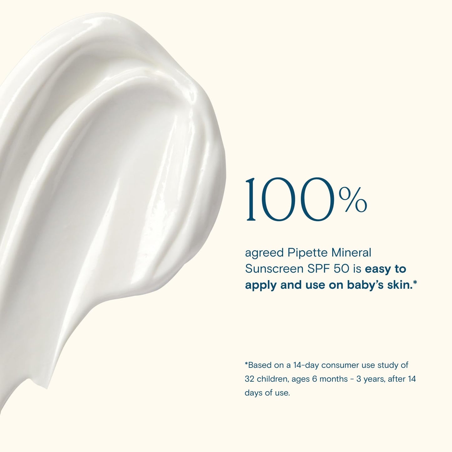 Pipette Mineral Sunscreen SPF 50 for Baby & Kids - Broad Spectrum Non-Nano Zinc Sunblock, Gentle UVB/UVA Protection for Sensitive Skin, 4 fl oz