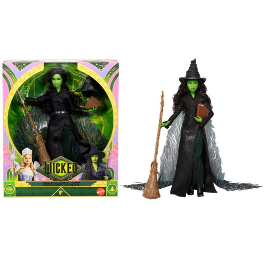 Mattel Universal Pictures' Wicked: for Good Deluxe Elphaba Fashion Doll with Removable Outfit & 4 Accessories, Inspired by The Movie
