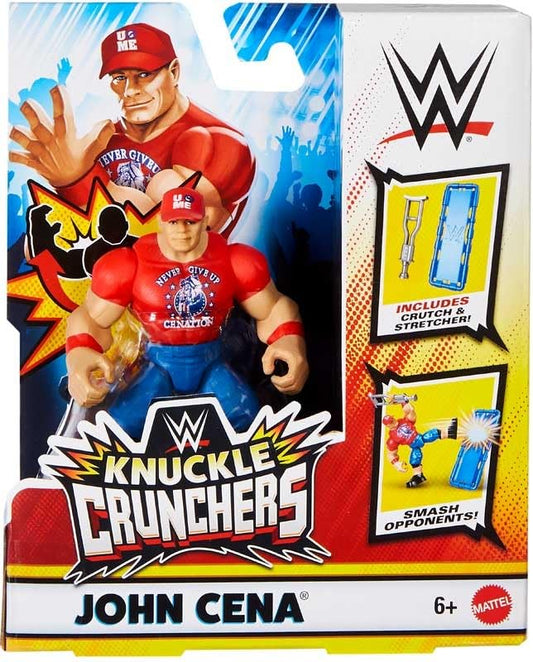 WWE Knuckle Crunchers Figure 10 cm John Cena Figures + Accessory