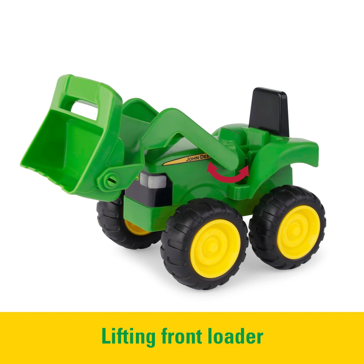 TOMY John Deere Sandbox Toy Set – 3-Piece Dump Truck, Bucket & Shovel for Toddlers, Outdoor Farm & Sand Play, Summer Fun Toys, Green