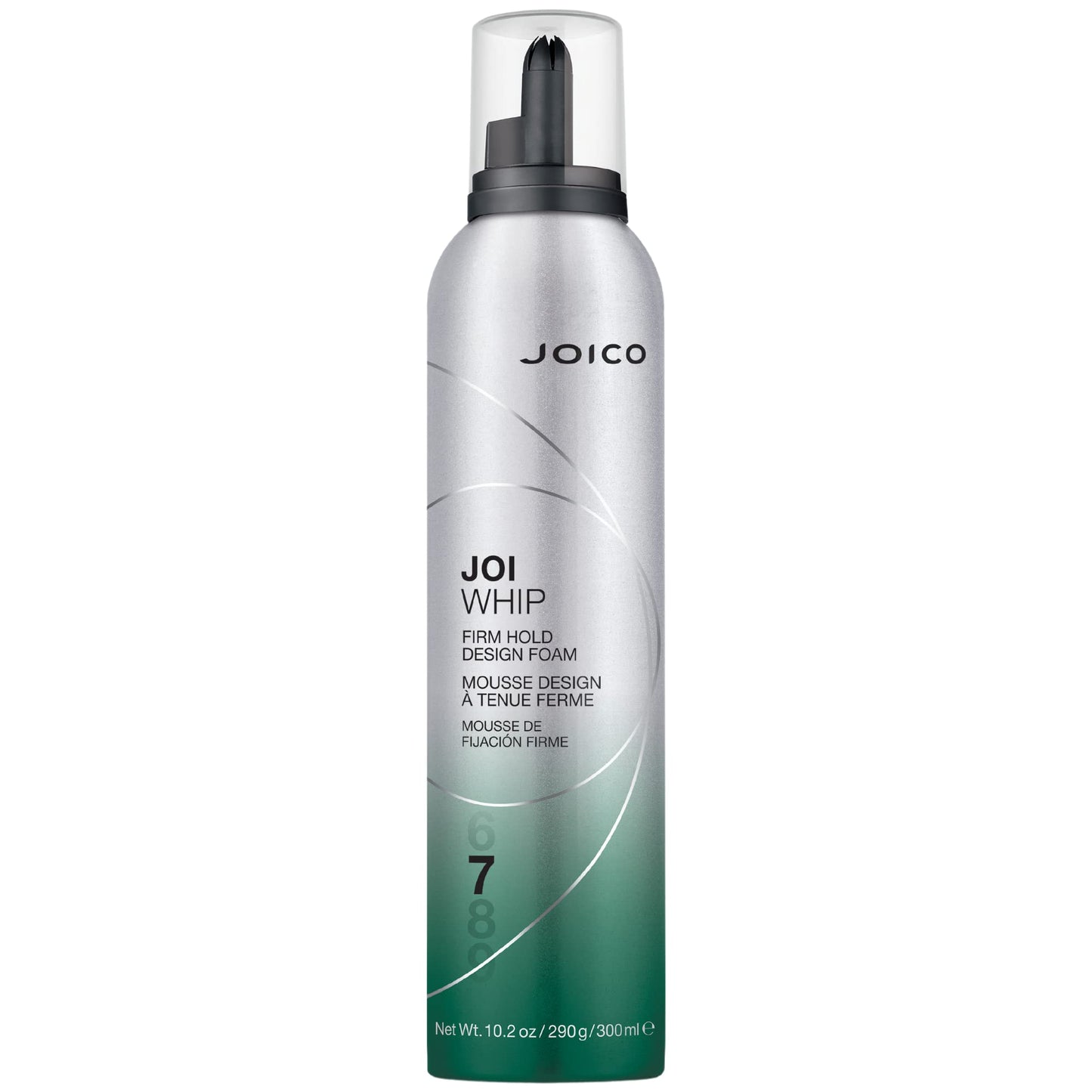 Joico JoiWhip Firm Hold Designing Foam | Volumizing Mousse for Most Hair Types | Adds Body, Shine & Frizz Control | Heat & Humidity Protection | 300mL