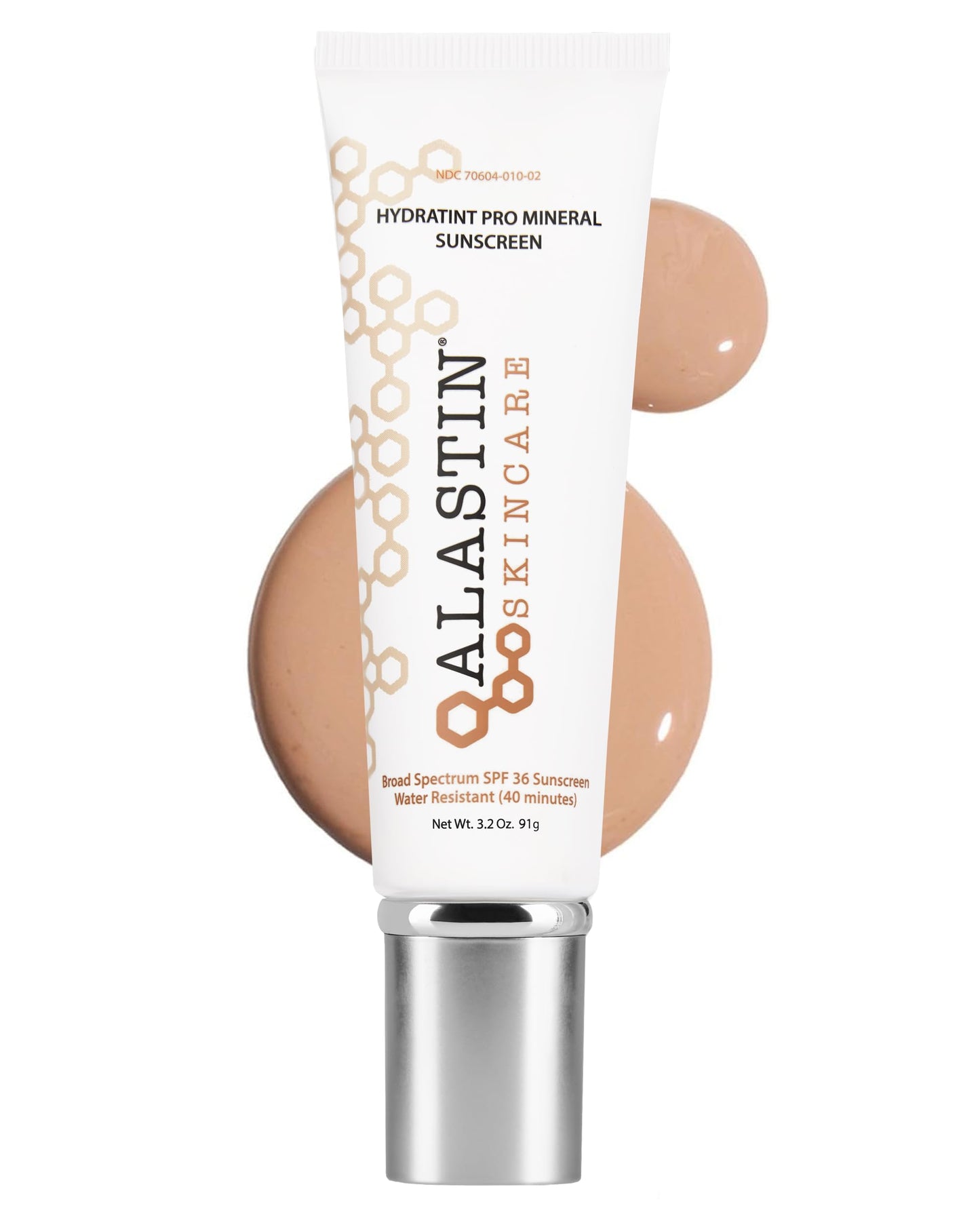 ALASTIN HydraTint Pro Mineral Sunscreen SPF 36 – 2-in-1 Tinted Moisturizer for Face & Neck, Fragrance-Free, Water-Resistant, 3.2 oz