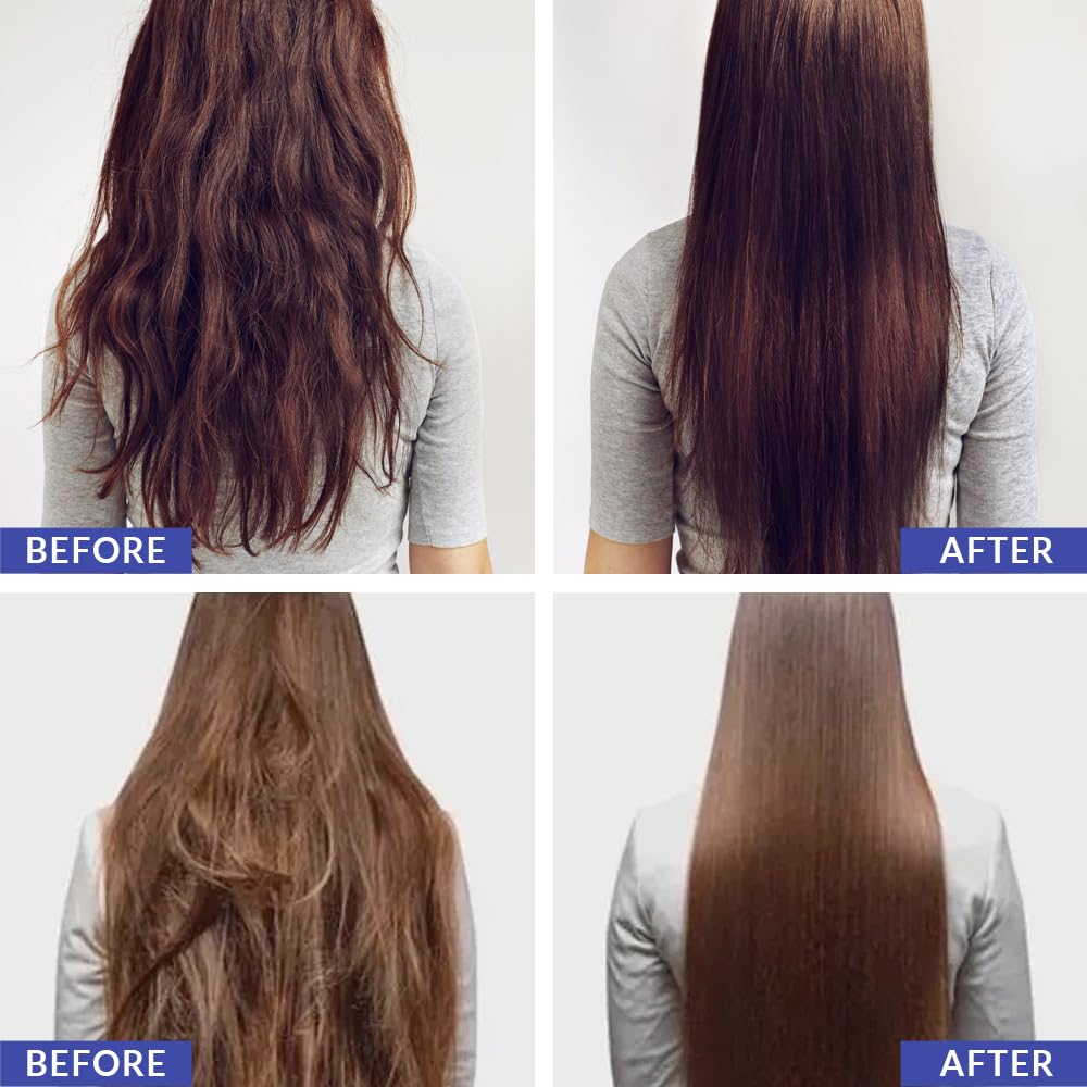 Keragen Brazilian Keratin Smoothing Treatment 16 Oz | Formaldehyde-Free Blowout for Frizzy, Dry, or Damaged Hair | Smooth, Silky Finish for Fine to Medium Hair