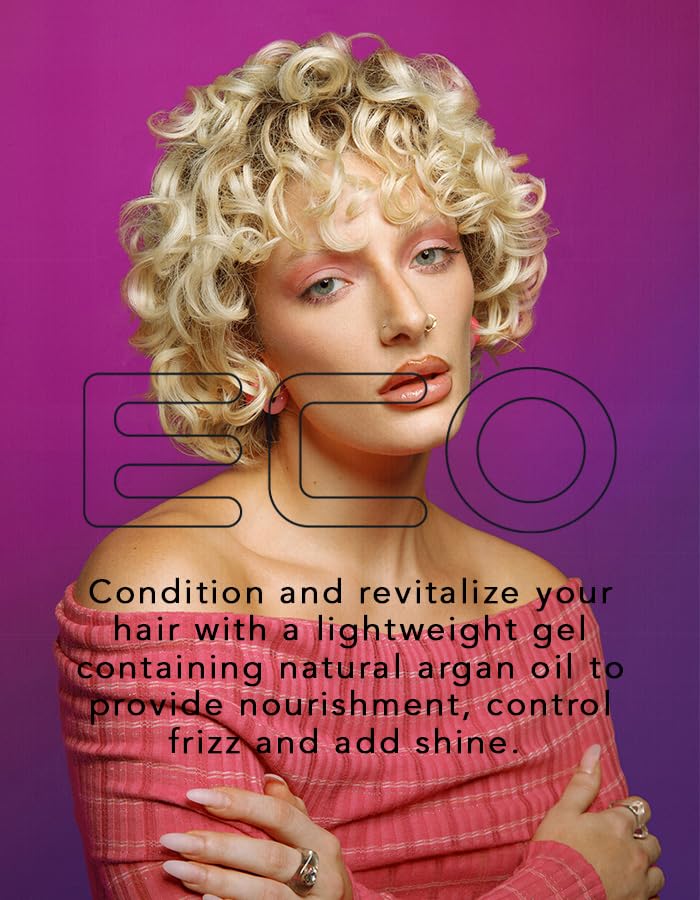 Eco Style Moroccan Argan Oil Styling Gel 8oz – Nourishes & Repairs Hair, Adds Shine, Tames Frizz, Promotes Healthy Hair & Provides Maximum Hold