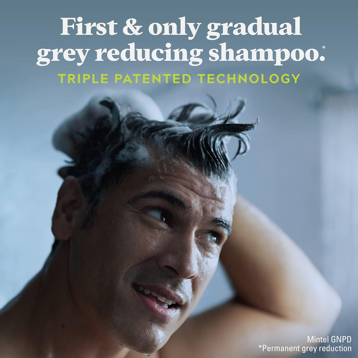 Just For Men Control GX Grey Reducing Shampoo with Keratin, Gradual Hair Color for Stronger, Thicker & Healthier Hair, 4 fl oz, 1 Pack