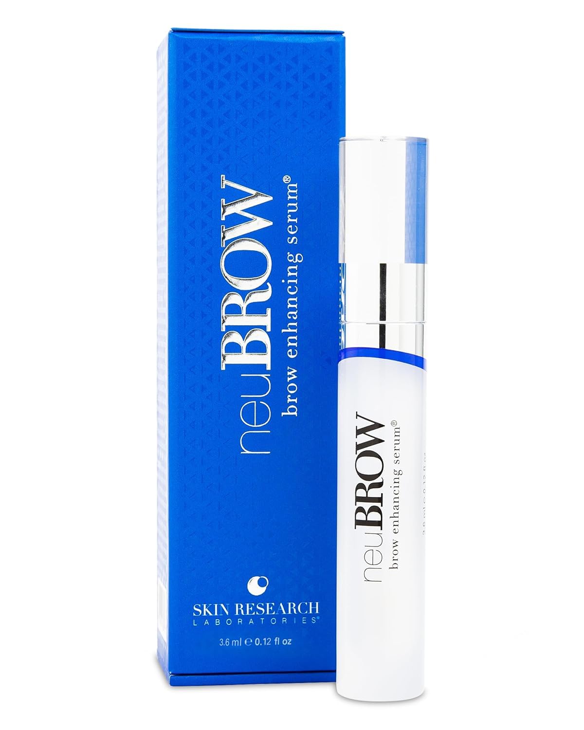 neuBROW Brow Enhancing Serum by Skin Research Laboratories – 3.6 mL Eyebrow Serum for Fuller, Thicker, Healthier-Looking Brows, Advanced Formula