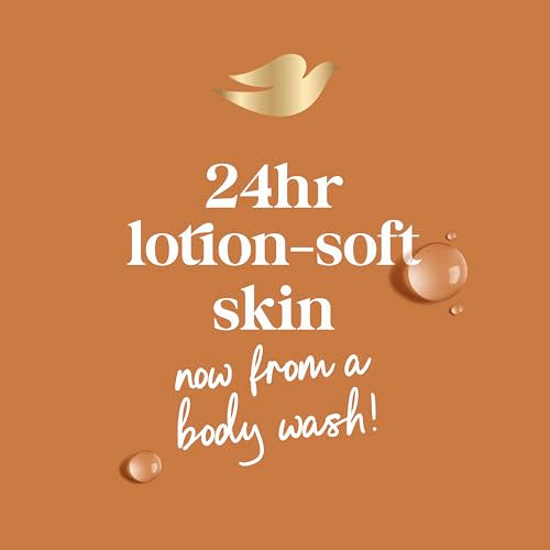 Dove Body Wash with Pump Pamper Shea Butter & Vanilla for 24hr Lotion-Soft Skin Moisturizing Skin Cleanser with No Sulfates No Parabens 30.6 oz