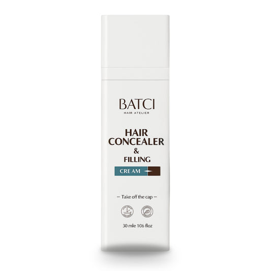 BATCI Hair Concealer for Thinning Hair – Root Touch Up & Filler Cream for Men & Women – Instantly Covers Bald Spots & Gray Roots, 30ml