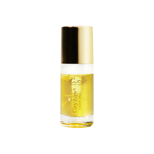City Beauty City Lips Night Oil – Plumping, Hydrating & Restoring Overnight Lip Treatment with Hyaluronic Acid & Plant Extracts