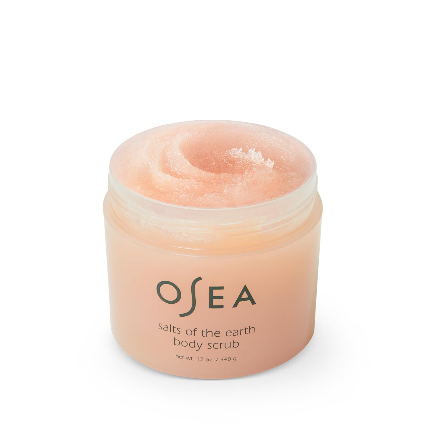 OSEA Salts of the Earth Body Scrub 12oz – Pink Himalayan Salt Exfoliant for Smooth Skin – Clean, Vegan, Luxurious Spa Gift for Body Care
