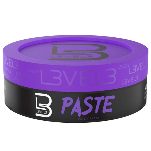 L3 Level 3 Hair Styling Paste for Men – Long-Lasting Hold, Adds Strength & Volume, Protects from Damage, Professional Finish, 150 ML