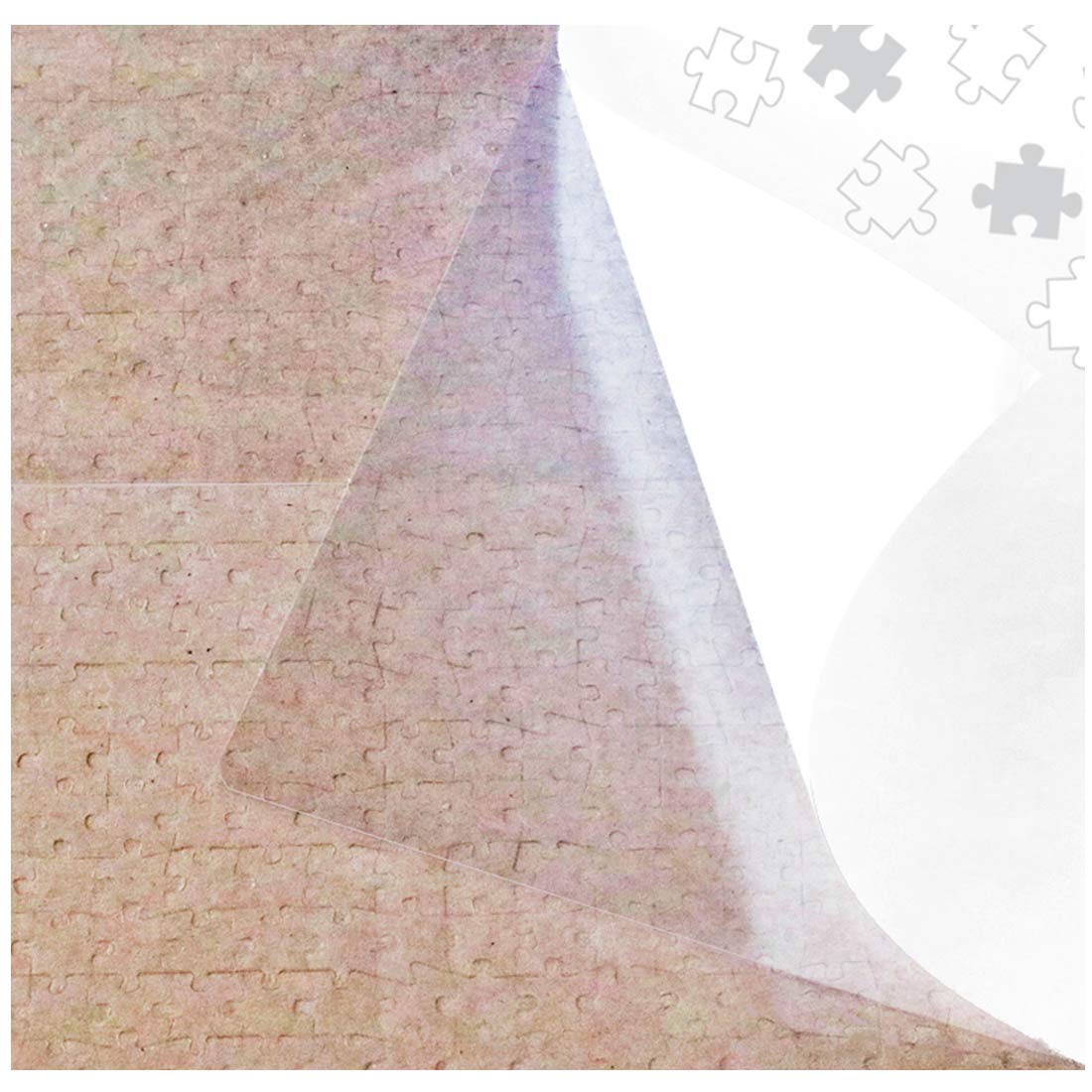 Puzzle Glue Sheets Clear Extra Large Puzzle Saver Peel and Stick - Preserve 1000 Piece Puzzles in Minutes
