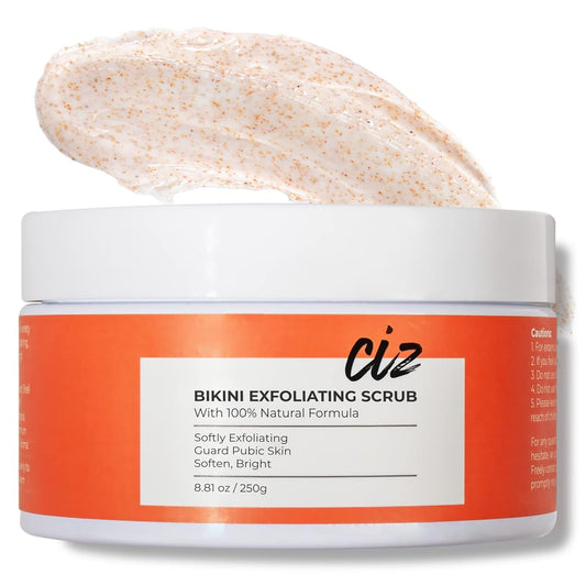 Bikini Area Exfoliating Scrub – Sugar Scrub for Women, Ingrown Hair & Razor Bump Treatment, Shaving & Smooth Skin Care