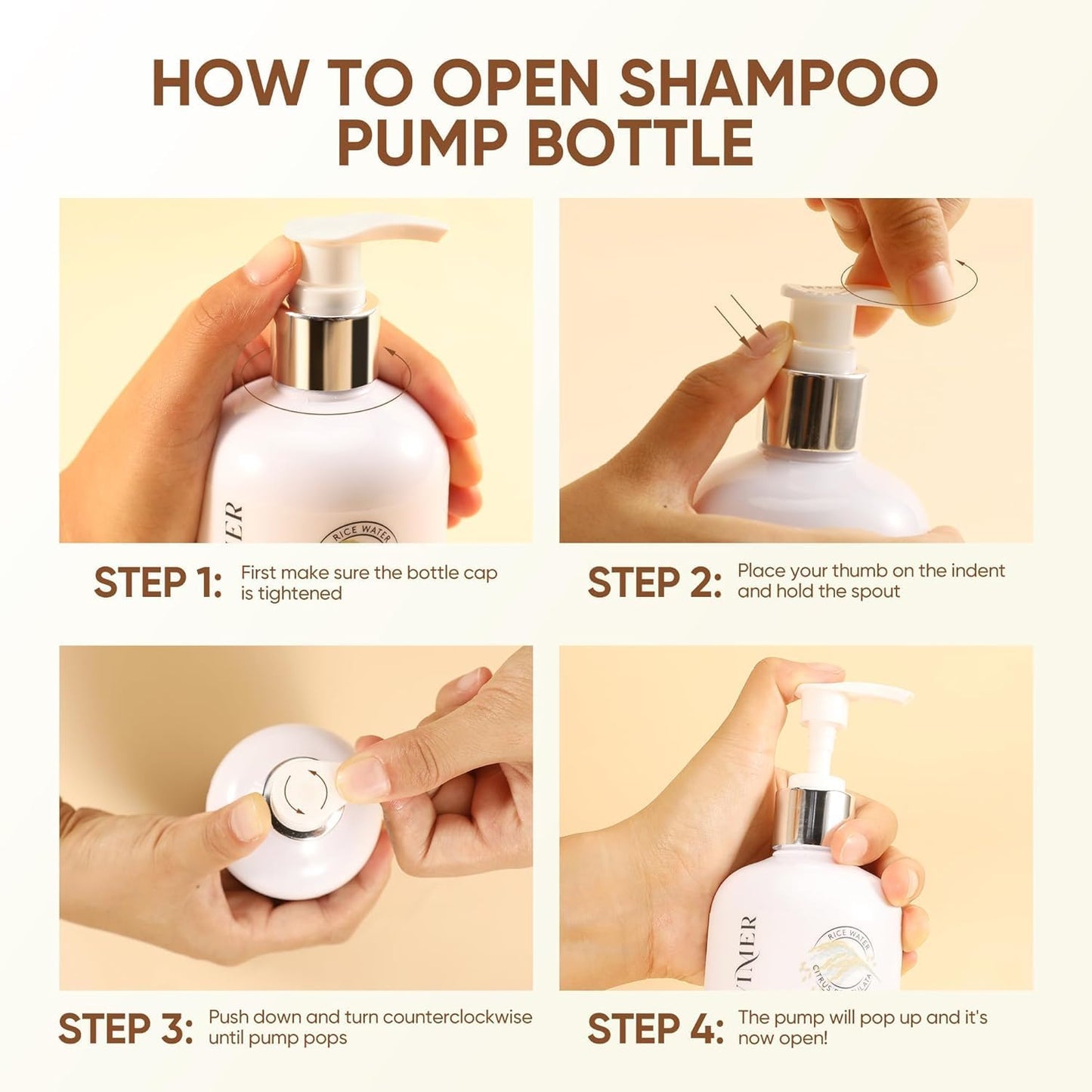 Svvimer Rice Water Hair Growth Shampoo - Biotin Thickening Shampoo for Hair Loss and Thinning - Sulfate Free for Women and Men 10 Fl Oz (Pack of 1)