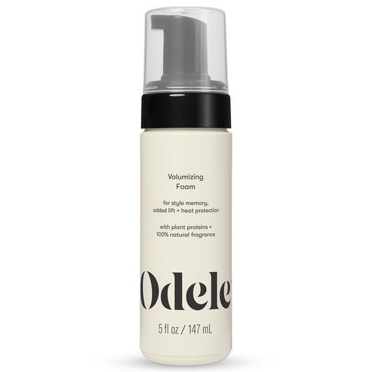 Odele Volumizing Foam Hair Styler for Heat Protection, Added Lift, and Straight to Wavy or Fine to Medium Hair Types, 5 Fl Oz