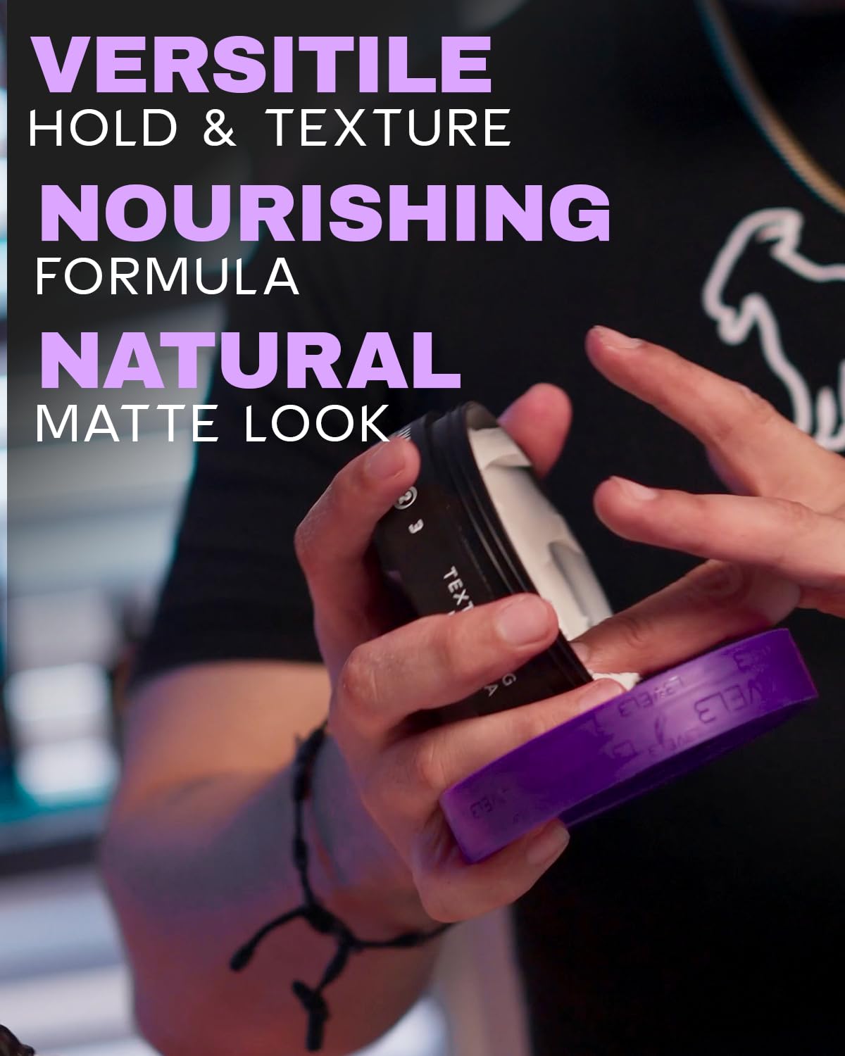 L3 Level 3 Hair Styling Paste for Men – Long-Lasting Hold, Adds Strength & Volume, Protects from Damage, Professional Finish, 150 ML