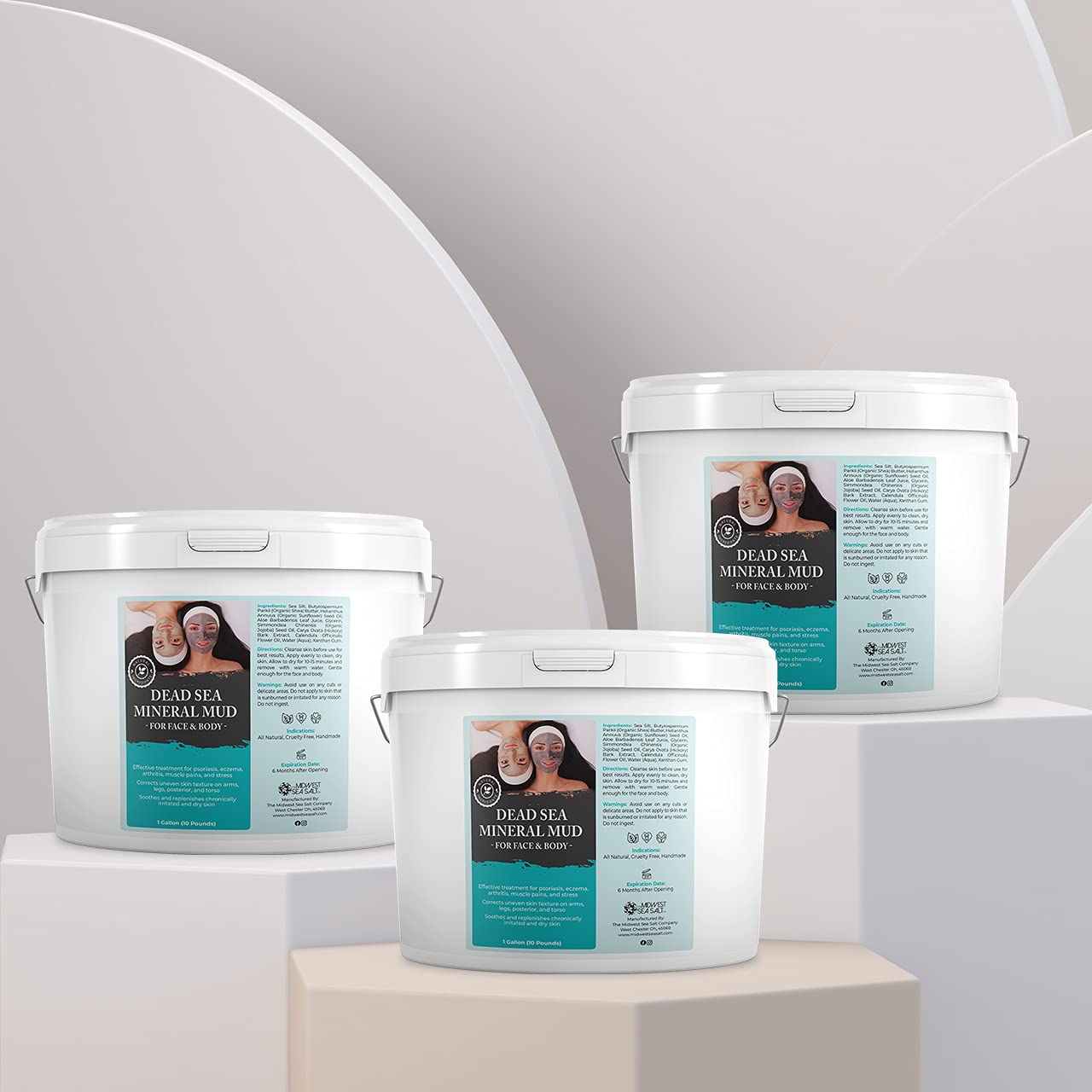 Dead Sea Black Mud - 10 lbs.