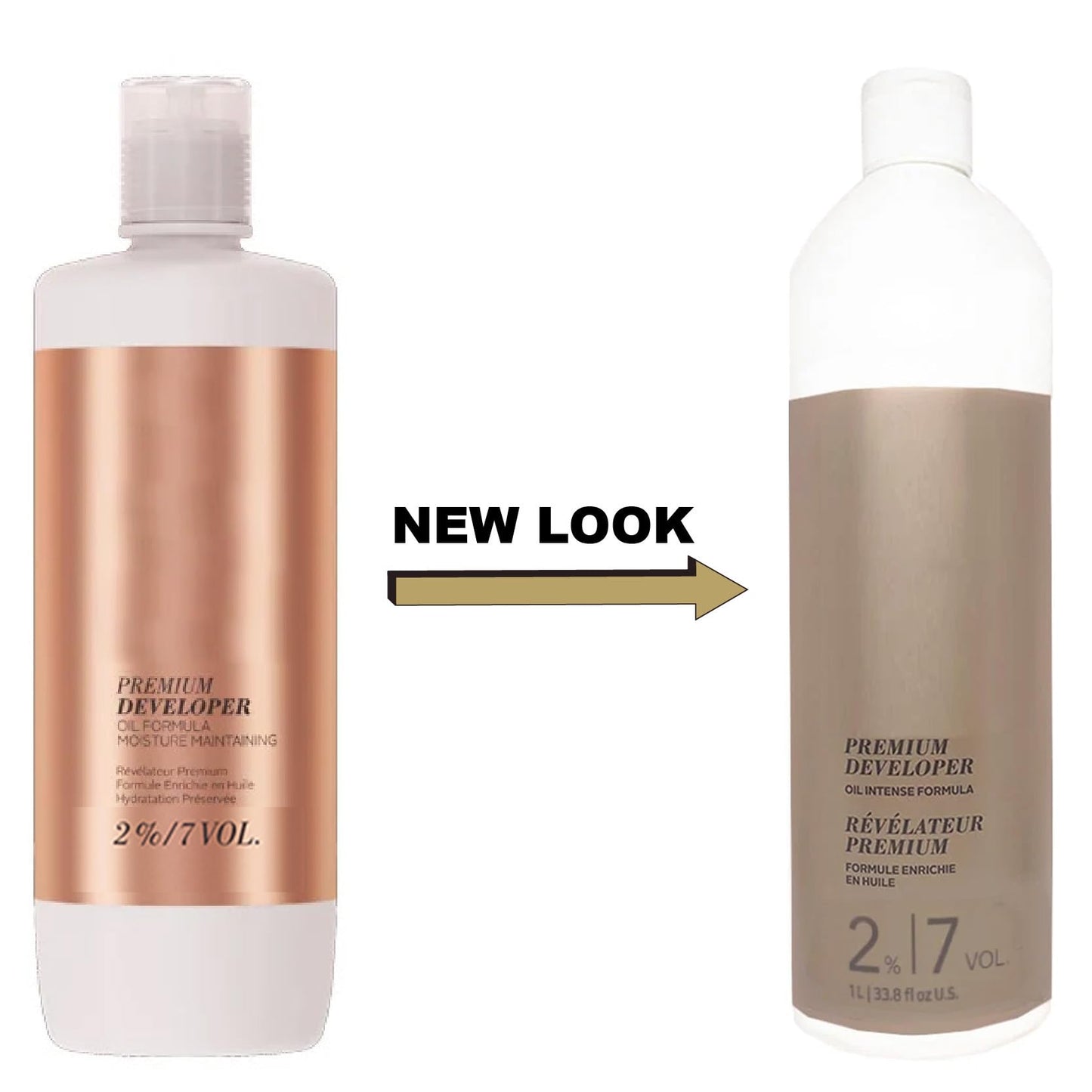 Blonde Me Premium Developer 2% / 7 Volume 33.8 Fl Oz with Dual Purpose Comb – Low Volume Cream Developer for Gentle Toning and Blonde Hair Color