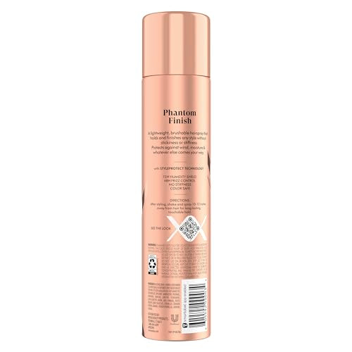 Nexxus Comb Thru Flexible Hold Hair Spray, Brushable Finish, 72H Humidity Shield, 10 oz