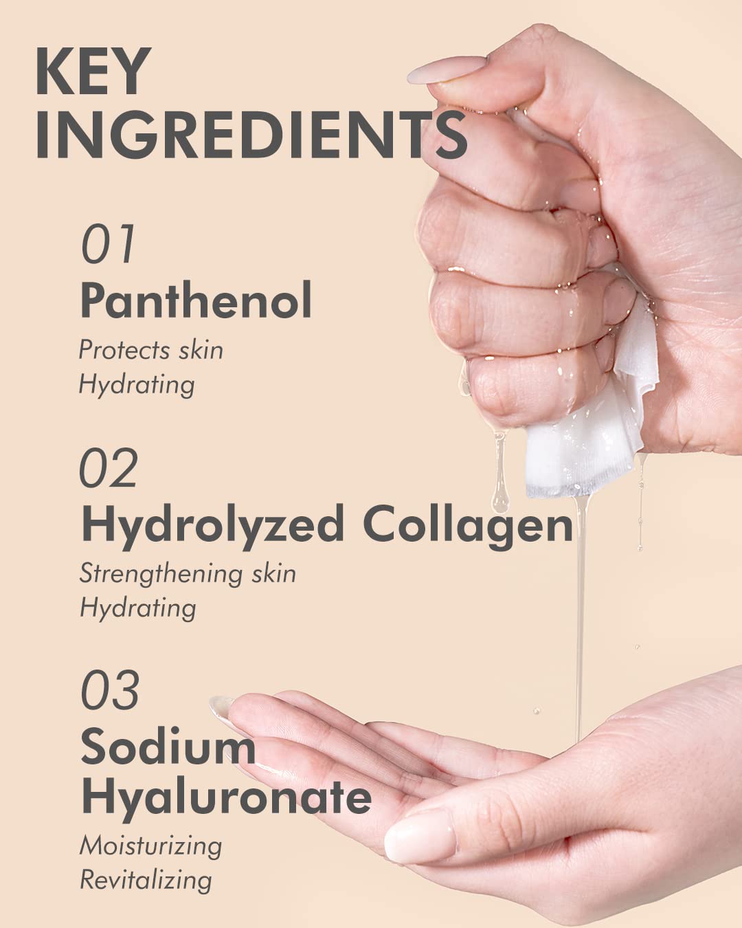 DERMAL Korean Collagen Sheet Mask Set – Hydrating, Soothing & Calming Face Masks with Panthenol – Hypoallergenic Moisture Care, 16 Combo Pack A