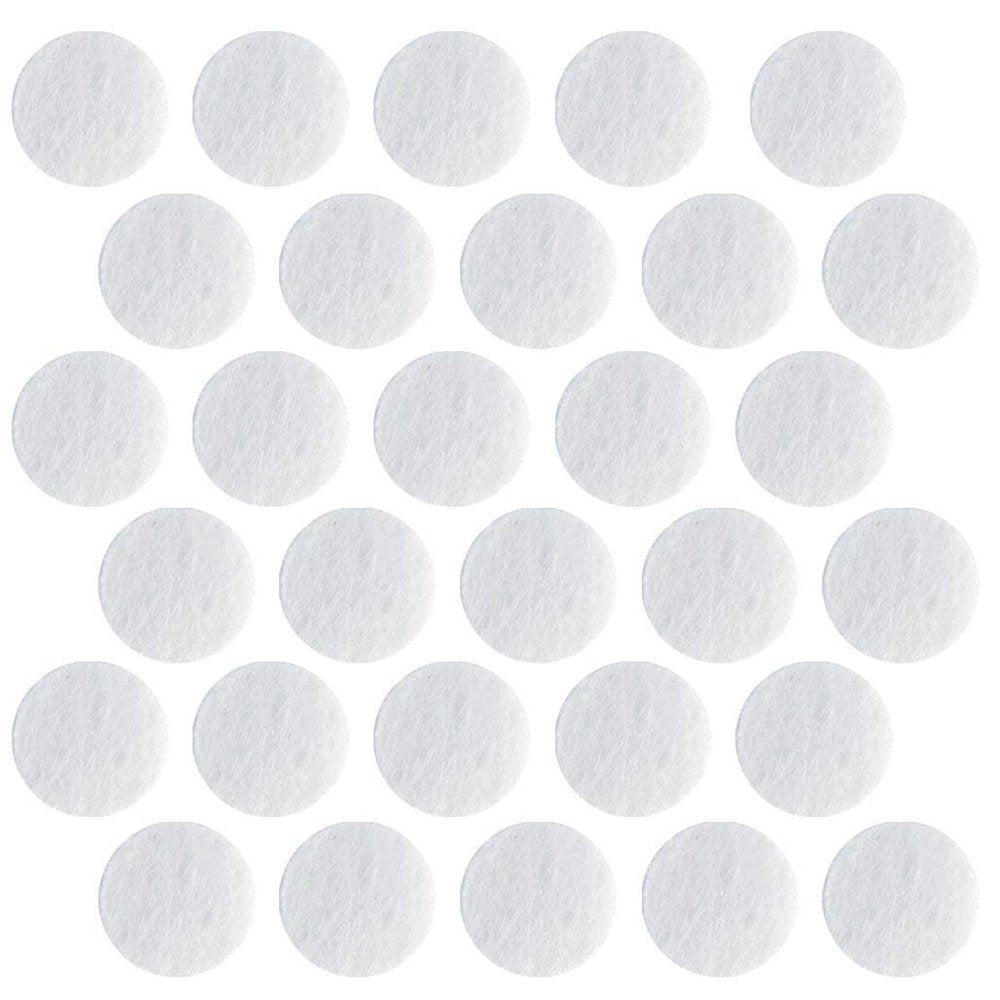 100 Pcs Microdermabrasion Cotton Filters 10mm – Replacement Sponge Filter for Facial Vacuum Comedo Suction, White