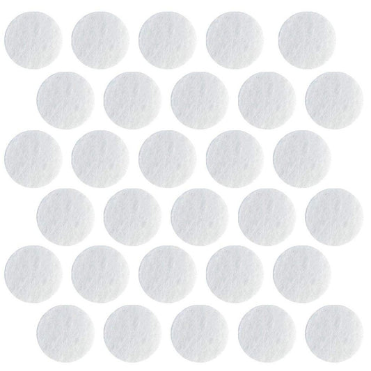 100 Pcs Microdermabrasion Cotton Filters 10mm – Replacement Sponge Filter for Facial Vacuum Comedo Suction, White