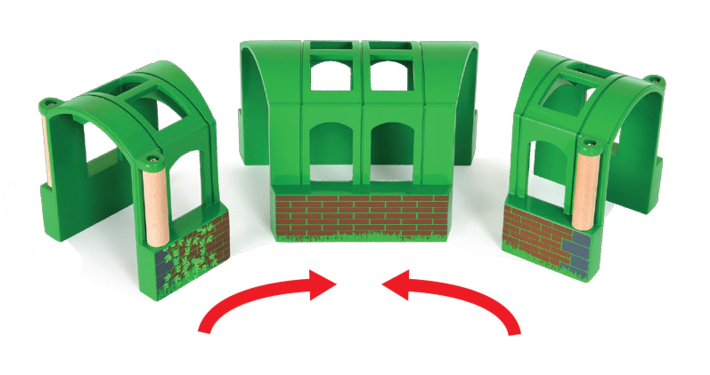 BRIO World - Flexible Tunnel Train Set Accessories for Kids Age 3 Years and up. Compatible with All Train Sets
