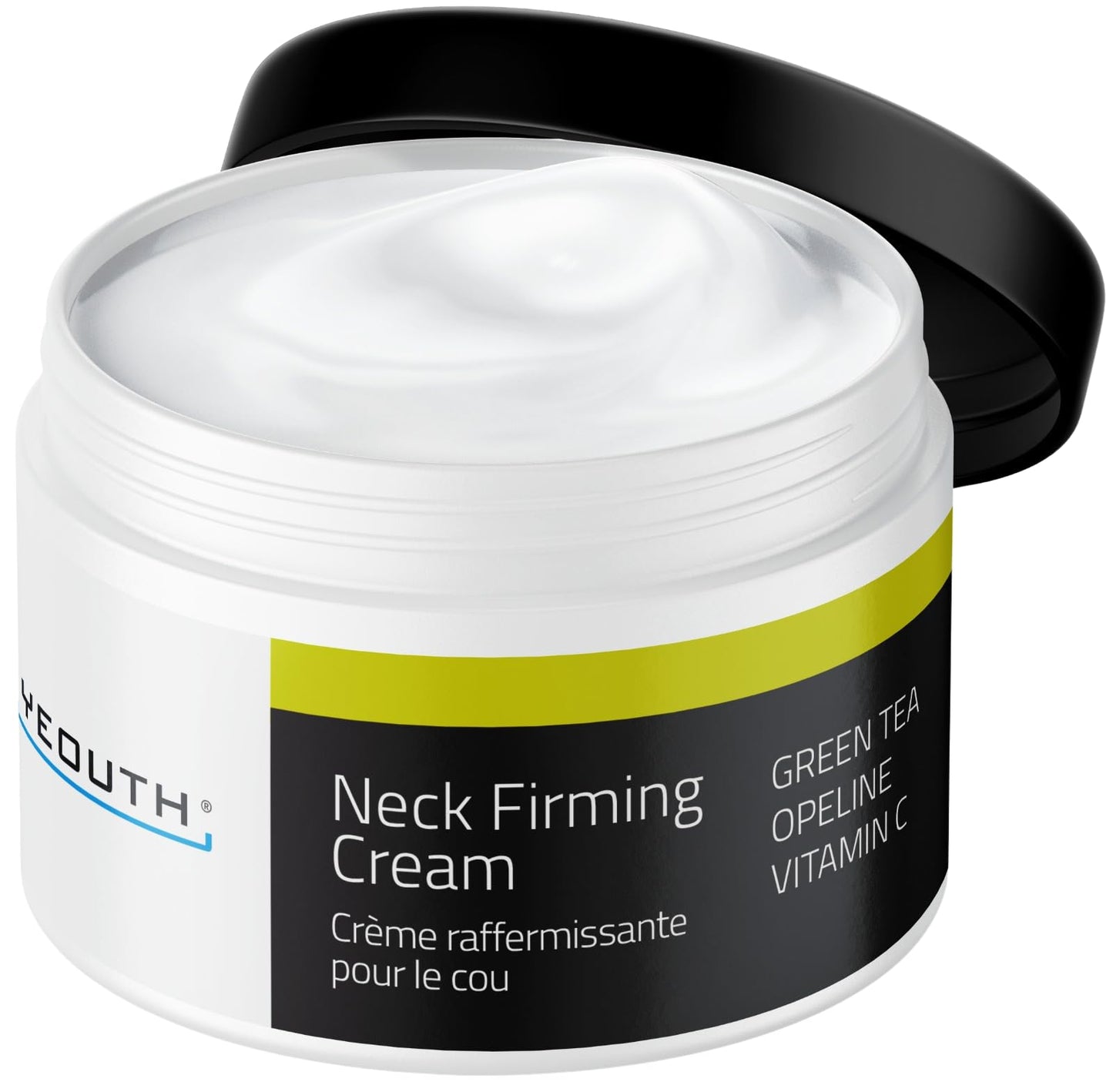 YEOUTH Neck Cream with Vitamin C – Firming Moisturizer for Face, Neck & Chest, Targets Double Chin & Décolletage, 2oz