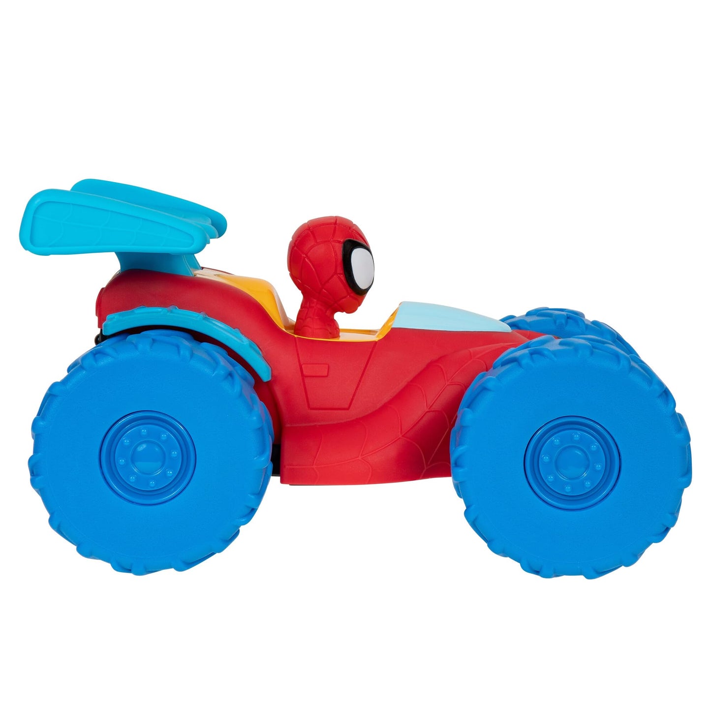 Jazwares Marvel Spidey and His Amazing Friends Marvel Spidey Web Climber - 7-Inch Rev Up Motor Vehicle That Climbs Obstacles