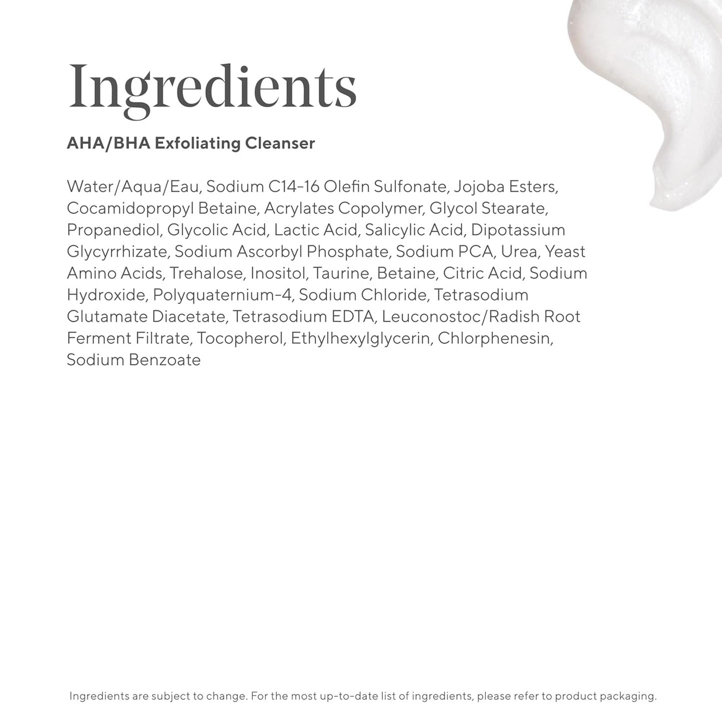 Murad AHA/BHA Exfoliating Cleanser - Triple-Action Face Wash with Salicylic, Lactic & Glycolic Acids for Smooth, Soft Skin, 5 fl oz