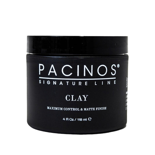 Pacinos Signature Line Clay Hair Paste - Long Lasting Styling Wax with Firm Hold for All Hair Styles 4 Oz