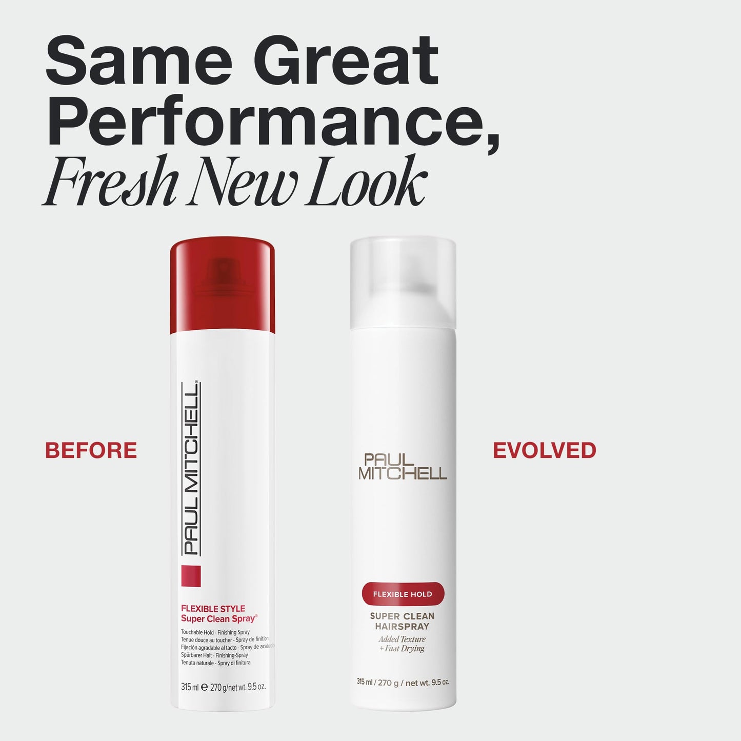 Paul Mitchell Super Clean Spray, Flexible Hold, Touchable Finish, For All Hair Types, 9.5 oz.
