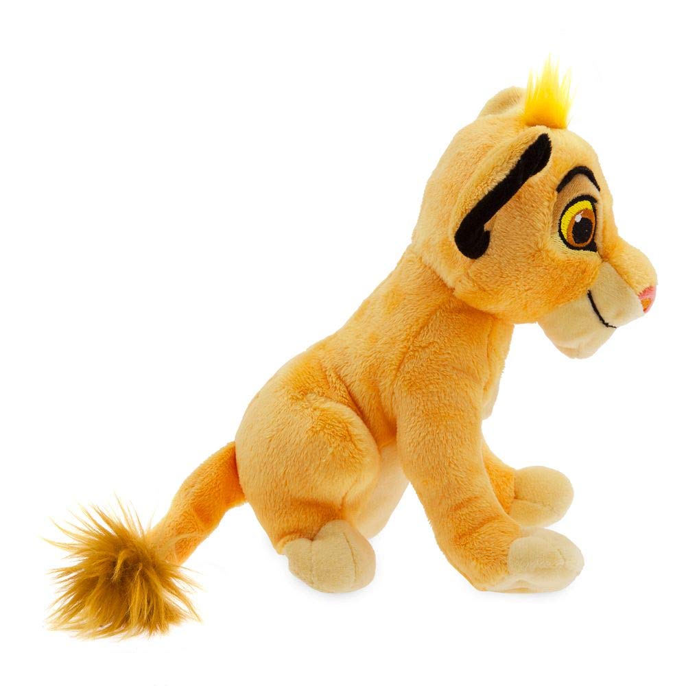 Disney Store Simba Mini Bean Bag Plush – Cute Stuffed Animal with Embroidered Details & Bean Bag Bottom – Plush Toy for Kids