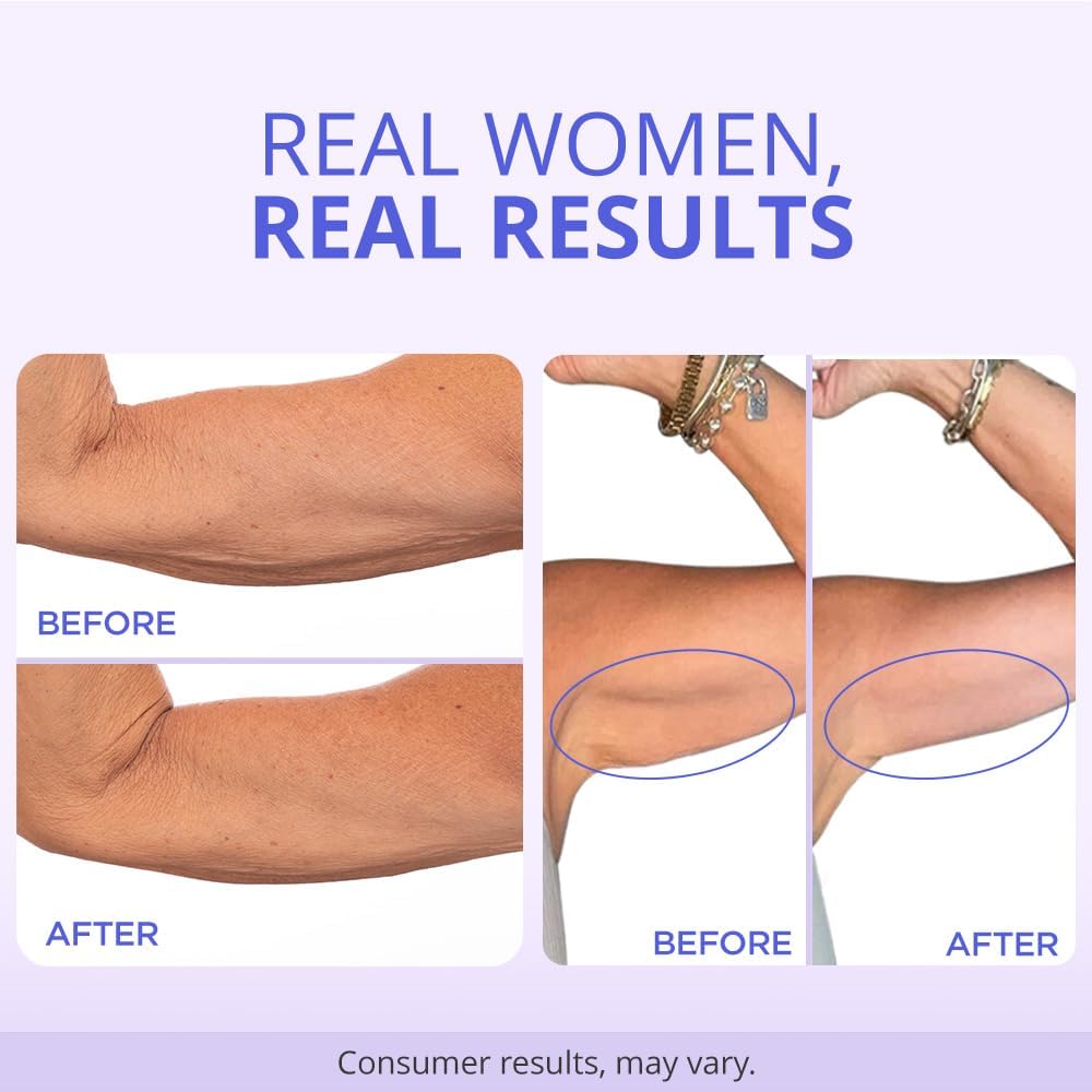 goPure Sculpt & Tone Arm Cream – Firming & Tightening Lotion for Arms, Reduces Wrinkles & Crepey Skin, Hydrates & Smooths Skin