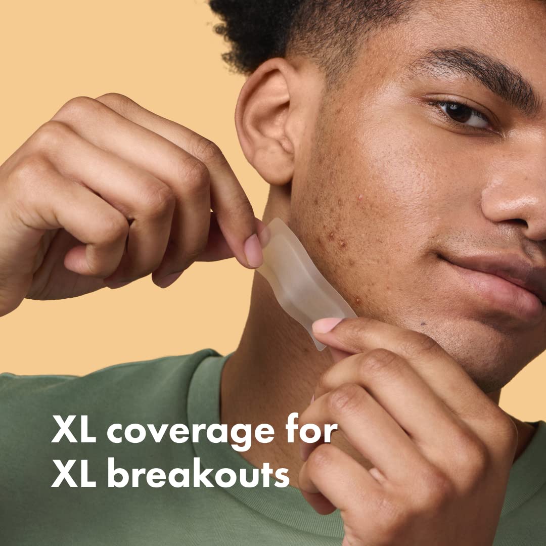 Hero Cosmetics Mighty Patch Surface Large Pimple Patches – Acne Spot Stickers for Face & Body, Hydrocolloid, Vegan, 10 Count