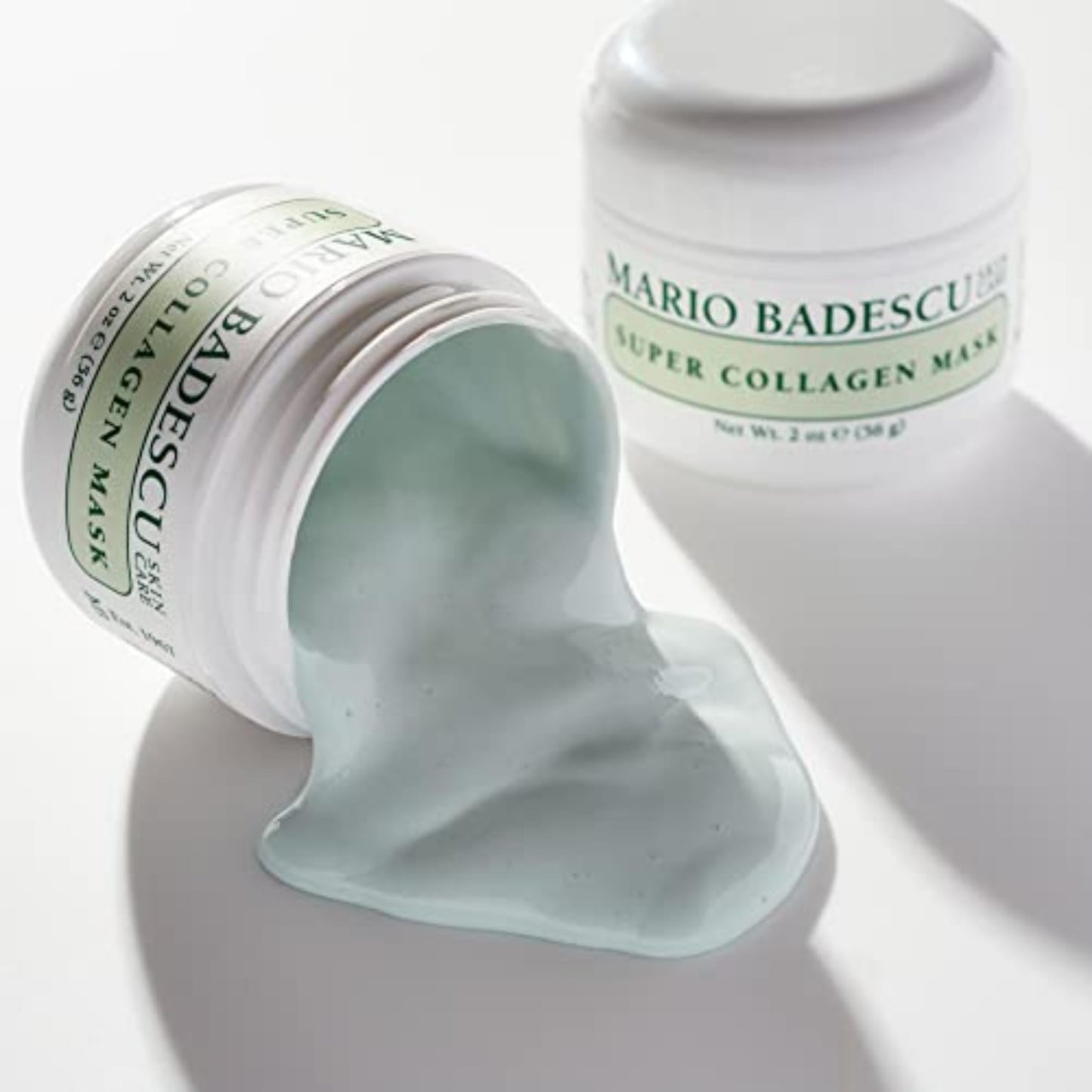 Mario Badescu Super Collagen Clay Mask for Face – Hydrating, Pore-Minimizing, Suitable for Dry, Sensitive & Combination Skin, 2 oz