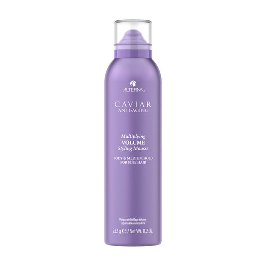 Alterna Haircare CAVIAR Anti-Aging Volume Styling Mousse 8.2 oz | For Fine, Thin Hair | Medium Hold | Adds Instant Volume & Thickness | Sulfate-Free