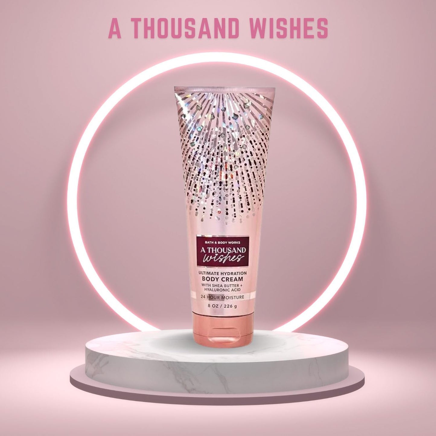 Bath & Body Works A Thousand Wishes Ultimate Hydration Body Cream, 8 Ounce