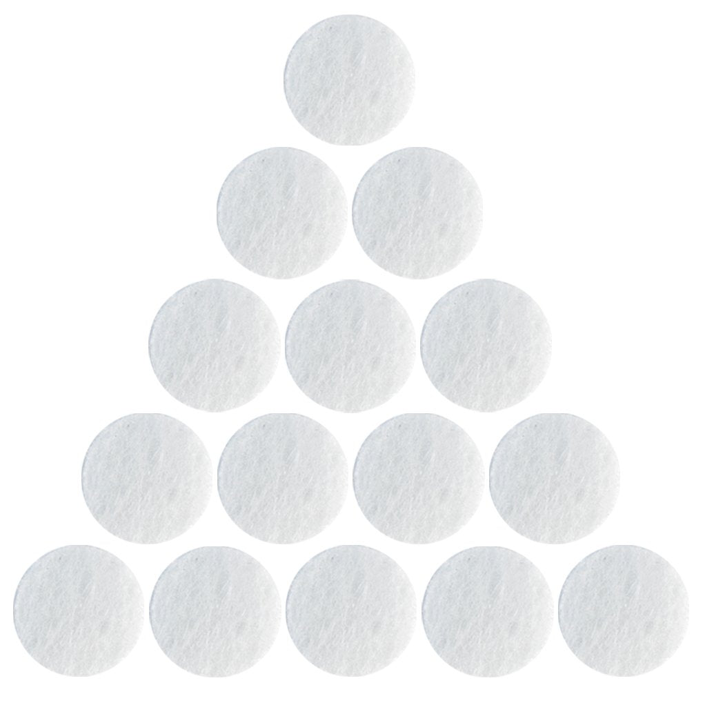100 Pcs Microdermabrasion Cotton Filters 10mm – Replacement Sponge Filter for Facial Vacuum Comedo Suction, White